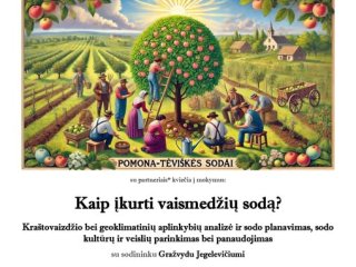 Mokymai: „Kaip įkurti vaismedžių sodą?“